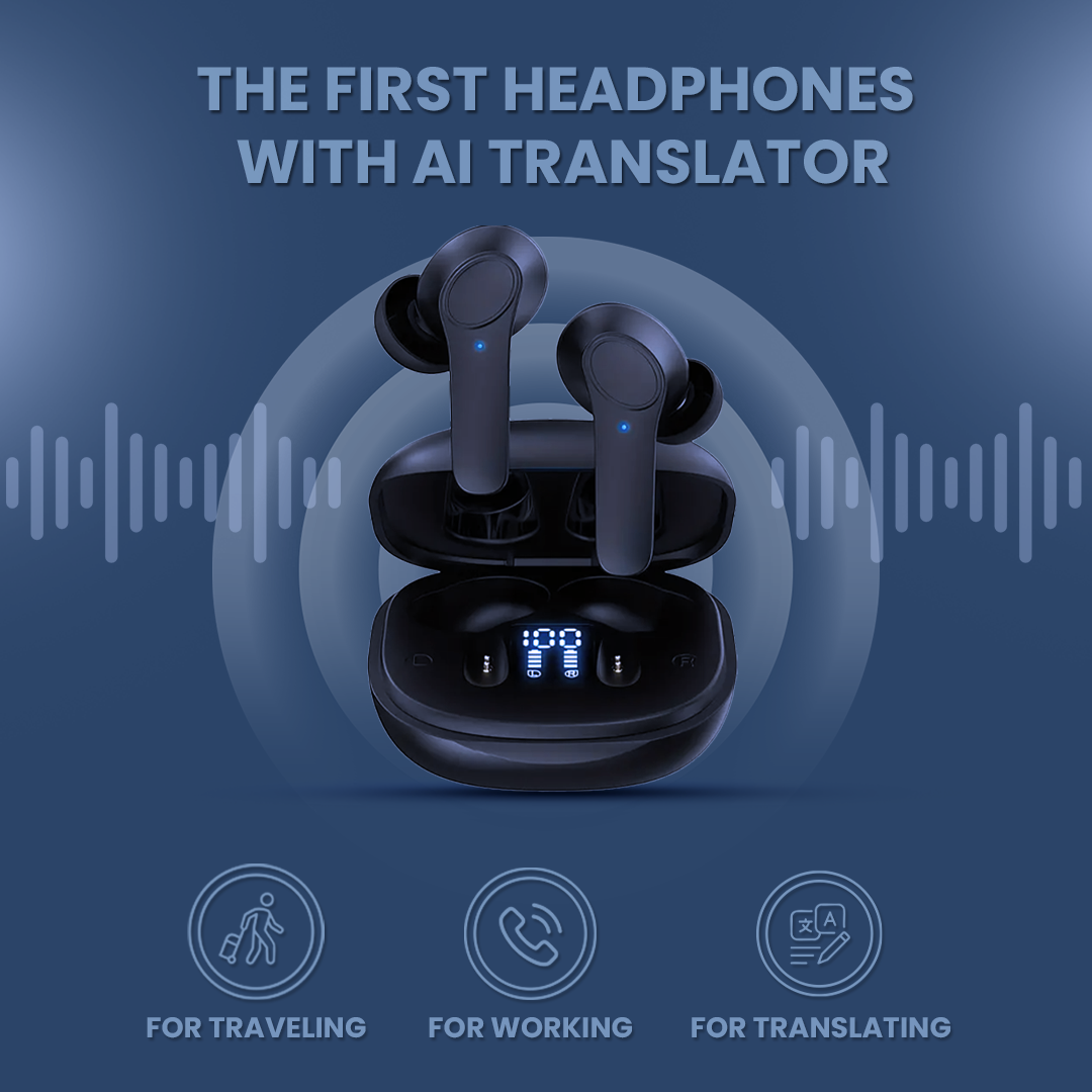 SmartBuds™ – AI Earbuds with Built-in Translator