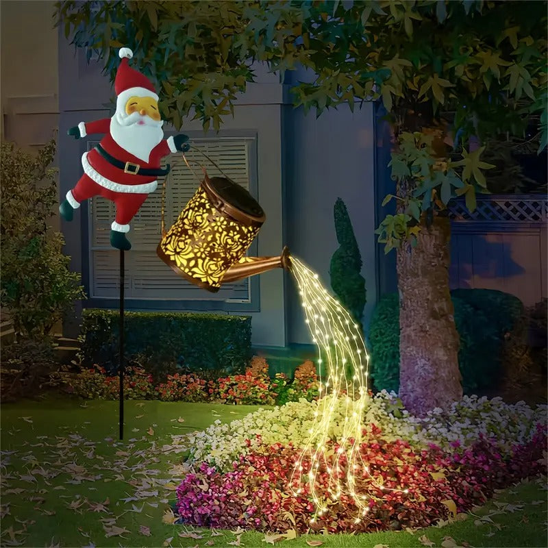 Handgemachte Magische Solargießkanne - Weihnachtsedition