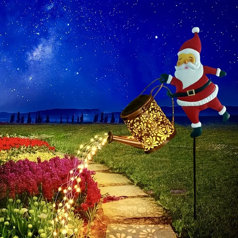 Handgemachte Magische Solargießkanne - Weihnachtsedition