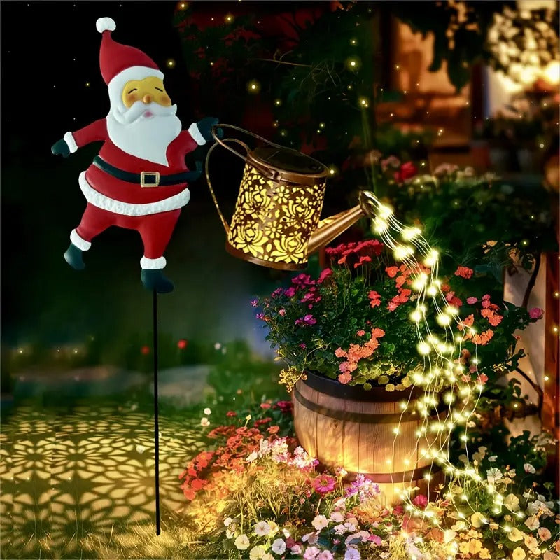 Handgemachte Magische Solargießkanne - Weihnachtsedition